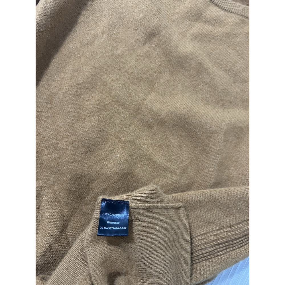 Todd Snyder Men's Sweater Crewneck 100% Cashmere Old Gold Xl View 6